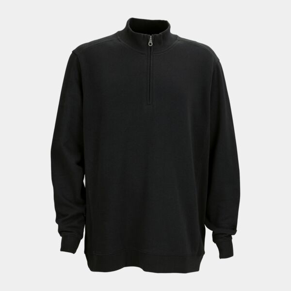 Premium Cotton 1/4-Zip Fleece Pullover Thumbnail