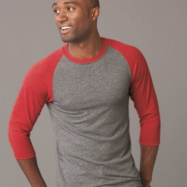 Triblend Three-Quarter Raglan Baseball T-Shirt Thumbnail